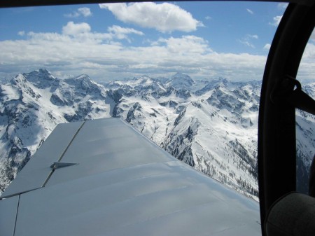 DR-400-ueberland - Motorflug in den Alpen